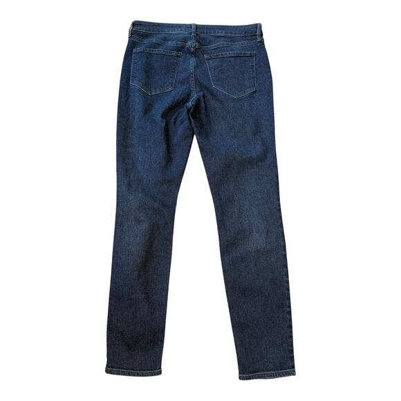 Old Navy Women's Size 10 Mid-Rise Rockstar Super Skinny Jeans Blue Distressed - Picture 2 of 6